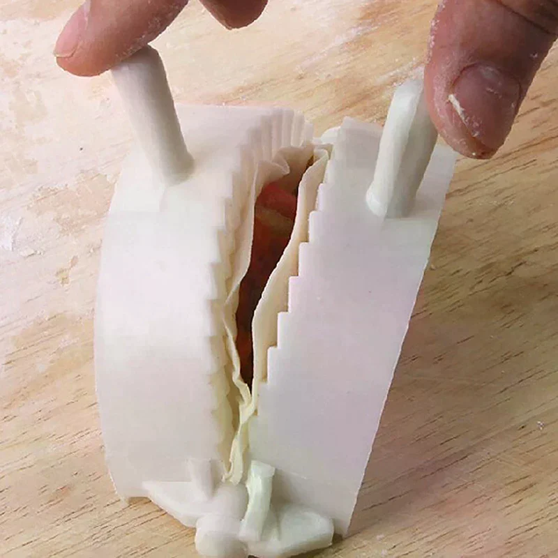 3pcs Dumpling Mold Pierogi Turnover Ravioli Empanada Dough Press Mould Maker