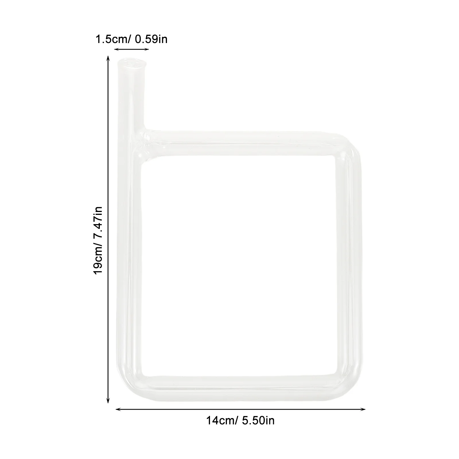 جهاز عرض النقل السائل الزجاجي الشفاف أداة تعليمية للفيزياء لمختبرات المدارس تجربة علمية للحمل الحراري الحراري #2
