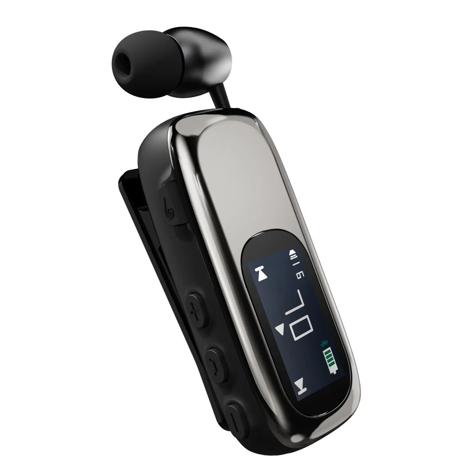 

Bluetooth Wireless Headphones Against Loud Noise Lavalier Business BT 5.4 Earphone Lotus Ears with wire Talk/Music 20H With LCD