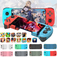 D3 Wireless Bluetooth 5.0 Game Controller Type C Telescopic Gamepad Joystick for Android Ios for Switch PC Video Game Controller