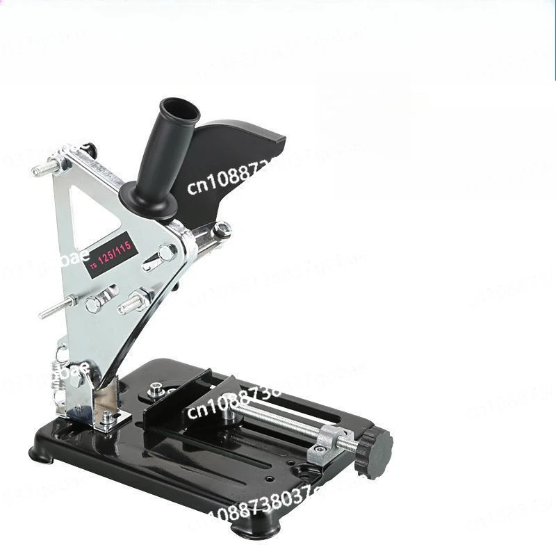 

100-125 держатель угловой шлифовальной машины, подставка для шлифовальной машины, опорный кронштейн для резки DIY, чугунное/железное основание