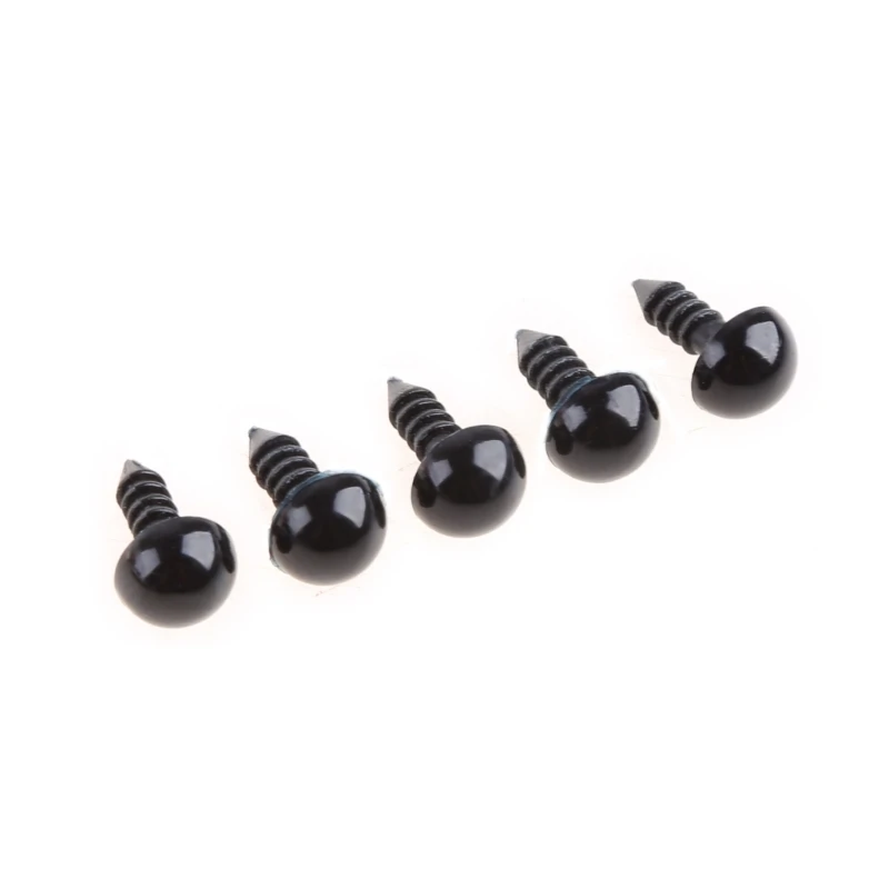 20pcs 6-20mm Olhos segurança plástico preto para ursinho pelúcia/bonecas/animais brinquedo/feltagem