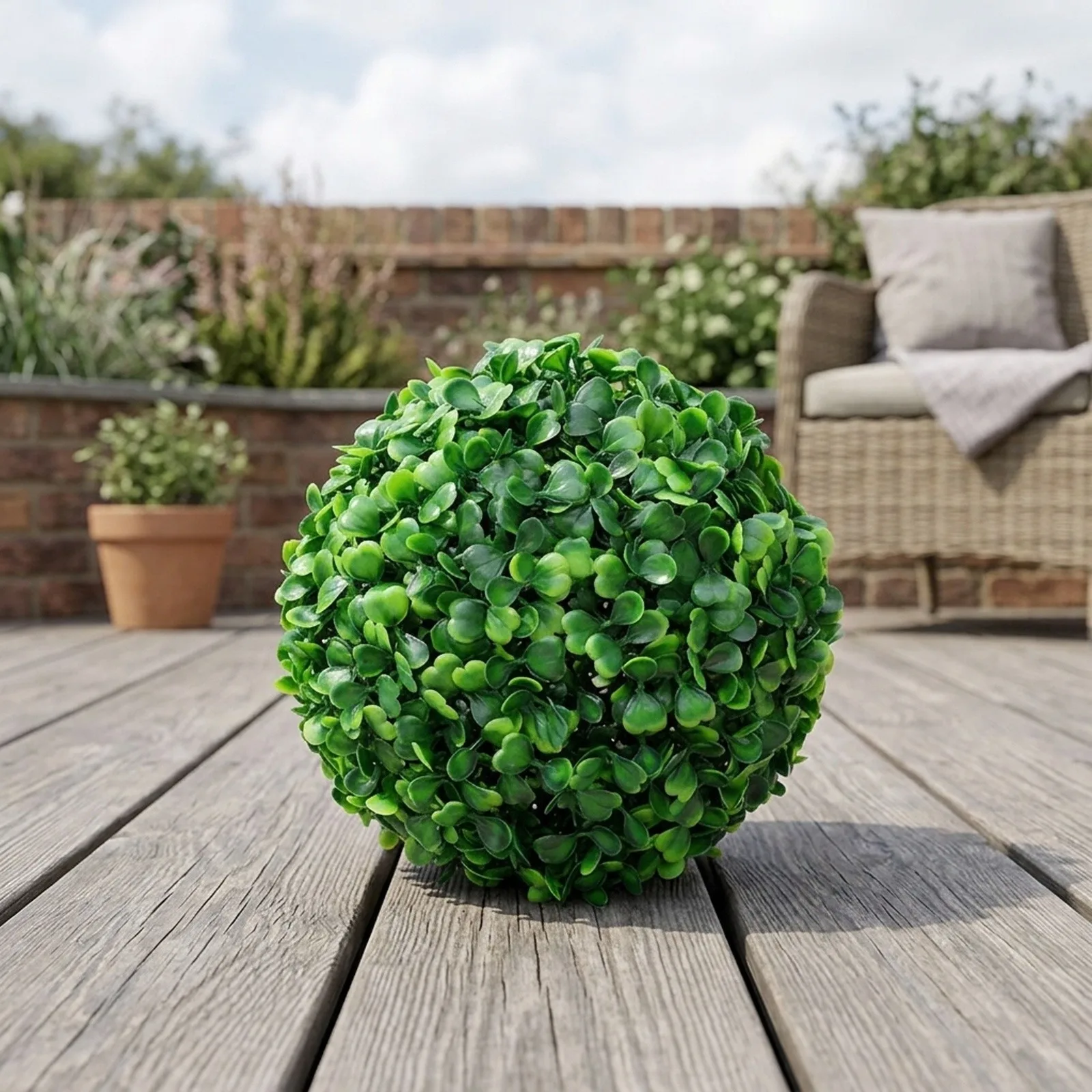 18 18 18cm Garden Decoration Garden Decoration Artificial Plants Plastic Focal Point Decor For Garden Use 18 18