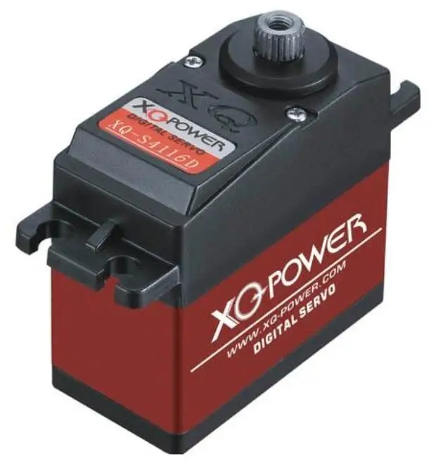 

Водонепроницаемый высококачественный цифровой сервопривод XQ-Power 56g/16,9 кг/ .11 сек., без сердечника, moto Digital Servo S4116D 7,2-8,5 в