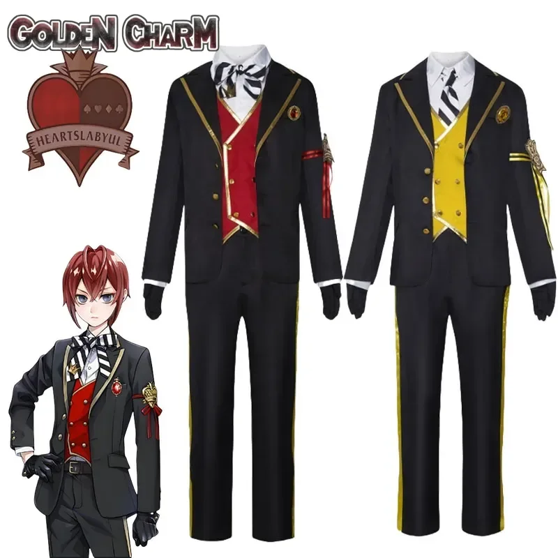 

Twisted-Wonderland Night Raven College Rook Ace Floyd Ruggie School Cosplay Uniform Costume Full Set Roleplay Character Design