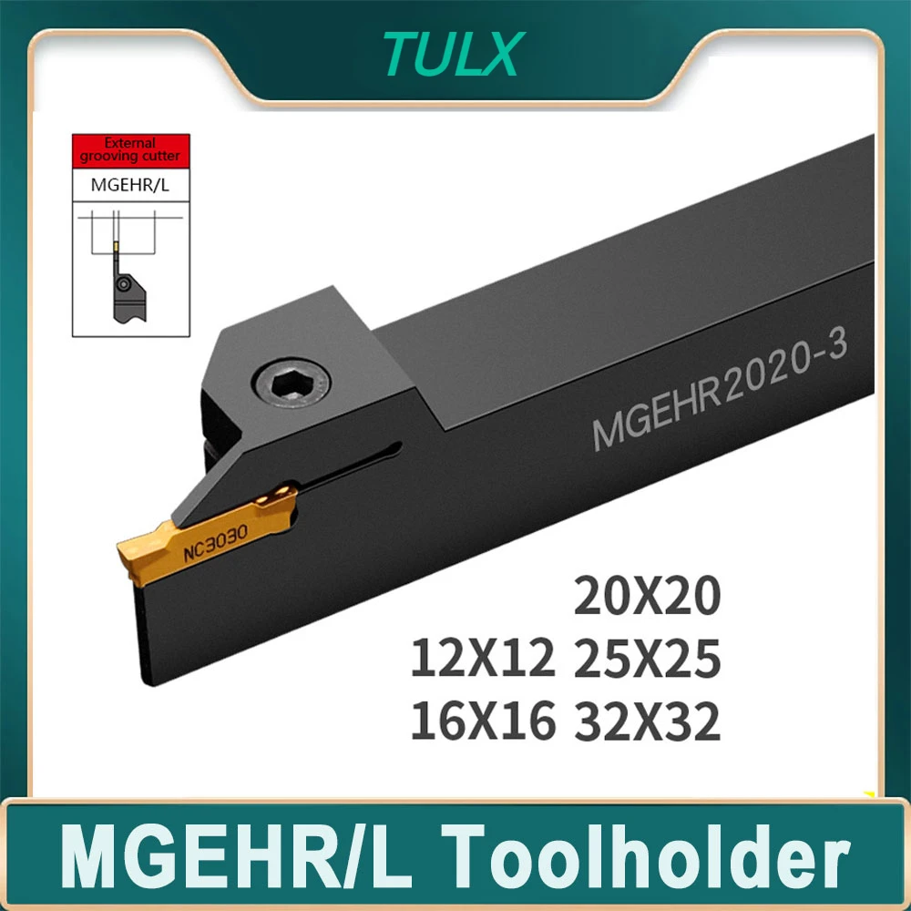 

Full Series Grooving Tool Holder MGEHR1212 MGEHR1616 MGEHR2020 MGEHR2525 Carbide Grooving Insert MGMN150 MGMN200 MGMN300 MGMN400