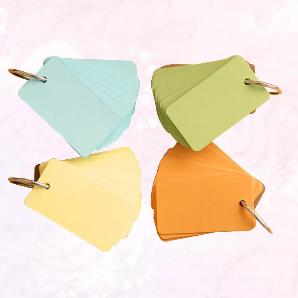 

4Pcs Loose-Leaf Memo Pads Portable Note Books Compact Size for Office School Use Students Quick Notes Reminder Lists Stationery