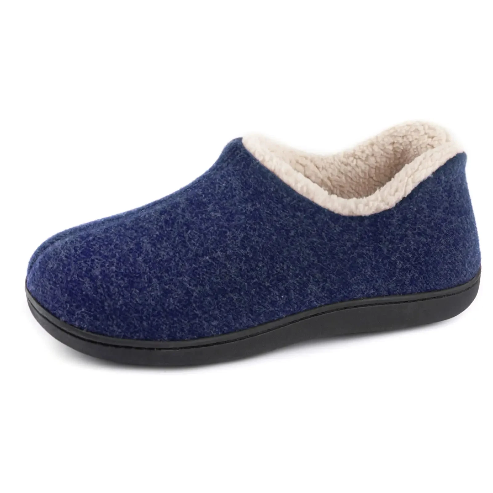 Kidmi Winter Indoor Loafers Home Slippers Vrouwen Klassieke Gezellige Faux Pluche Slippers En Outdoor Warm Gesloten Antislip Rubberen Schoenen