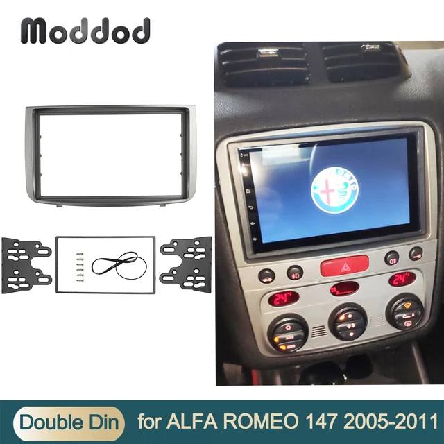 Radioodtwarzacz 2 Din dla ALFA ROMEO 147 Stereo GPS DVD Panel Dash Refitting Installation Mounting Kit Audio Trim Frame Bezel