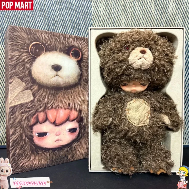 

POP MART Hirono Bear Vinyl Plush Doll Plush Toy Figurine Home Decoration Collectible Trendy Fashion Holiday Commemorative Gifts