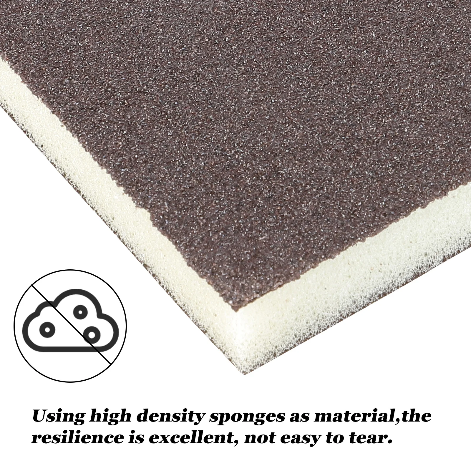 20Pcs Sandpaper Block Sponge Sandpapers Durable Double-Sided Sanding Sponge Pads for Polishing Wood Furniture Floor Grinding