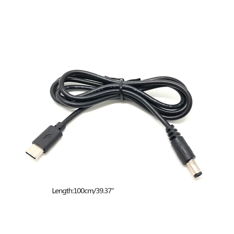 Cavo di alimentazione da USB C a DC 20V cavo di ricarica Jack universale DC 5.5x2.1mm con 10 punte per connettori adattatore di alimentazione per Laptop buono nuovo