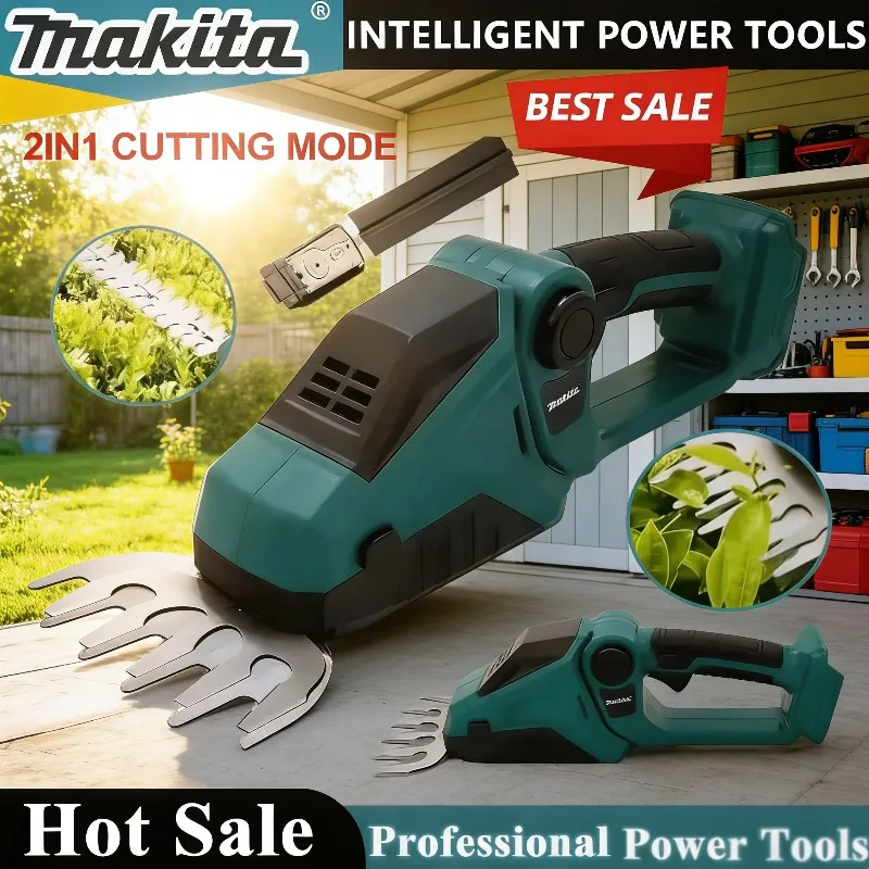 secateur-electrique-sans-fil-2-en-1-makita-mini-tondeuse-a-gazon-portative-taille-haie-pour-jardin
