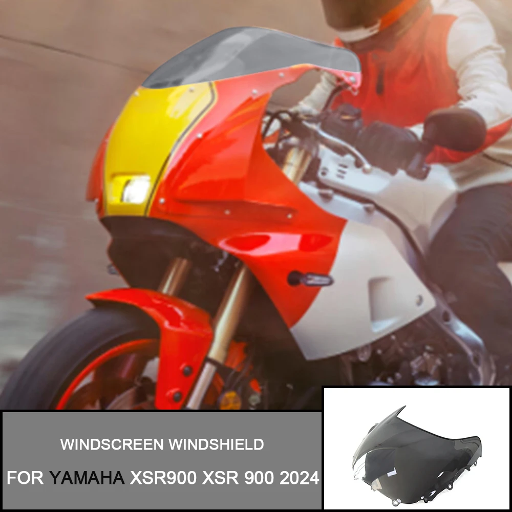 

New Motorcycle Accessories Windshield Deflector For YAMAHA XSR900 XSR 900 2024 Windshield Shield Wind Deflector