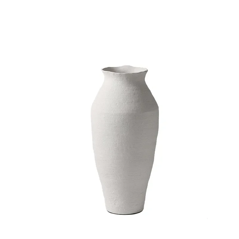

Special-shaped hand-squeezed ceramic vase modern high-end flower device dining table ornament