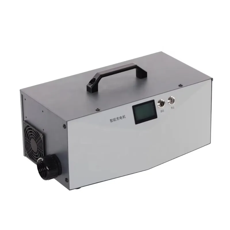 

2025 New StyleDirect Factory Hangcha/Noblelift Compatible Forklift Battery Portable Charger With CAN Communication And 12V Auxil