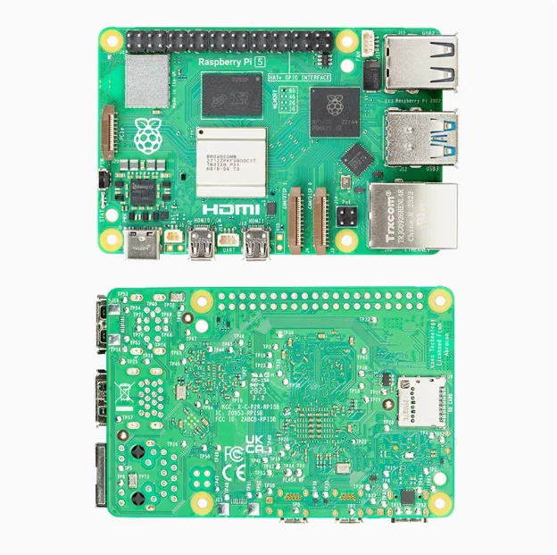 Raspberry PI5B Python Programming PCIe Gigabit Ethernet USB3.0 Development Board