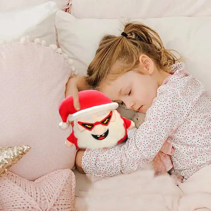 Reindeer Plush Santa Claus Hugging Pillow Holiday Plushies Christmas Cute Plush Multifunction Holiday Soft Plushies For Bedroom
