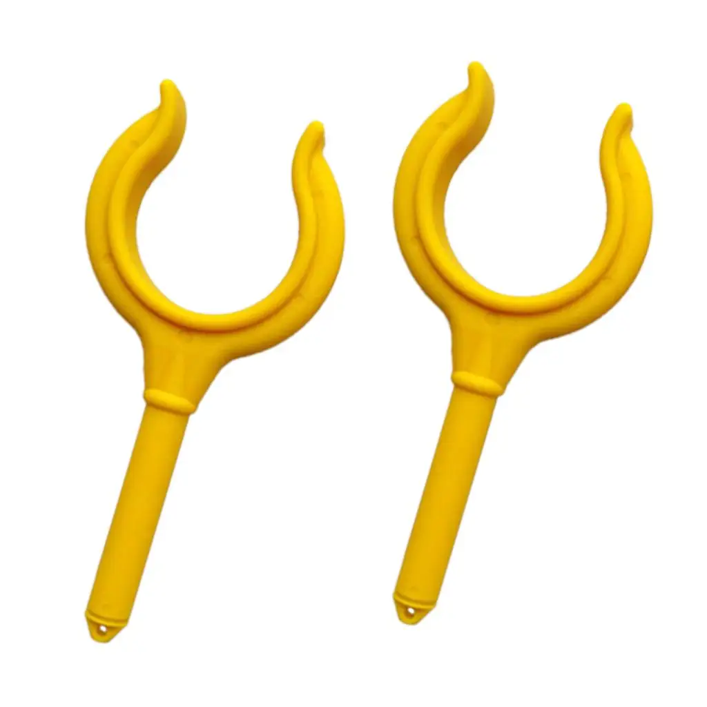 

Universal Boat Oar Lock Durable Nylon Rowlock Yellow for Kayak Rowing Dinghy Fishing Gear