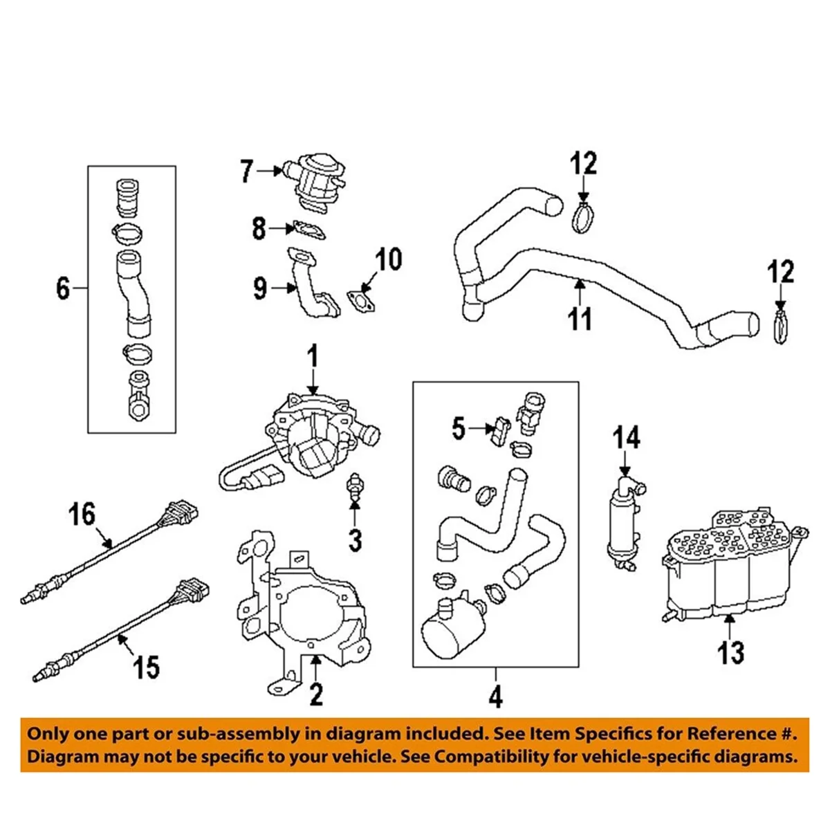 4H0906262M for AUDI A8 A8L S6 S7 S8 RS7 4.0L 2013-2018 Rear O2 Downstream Oxygen Sensor