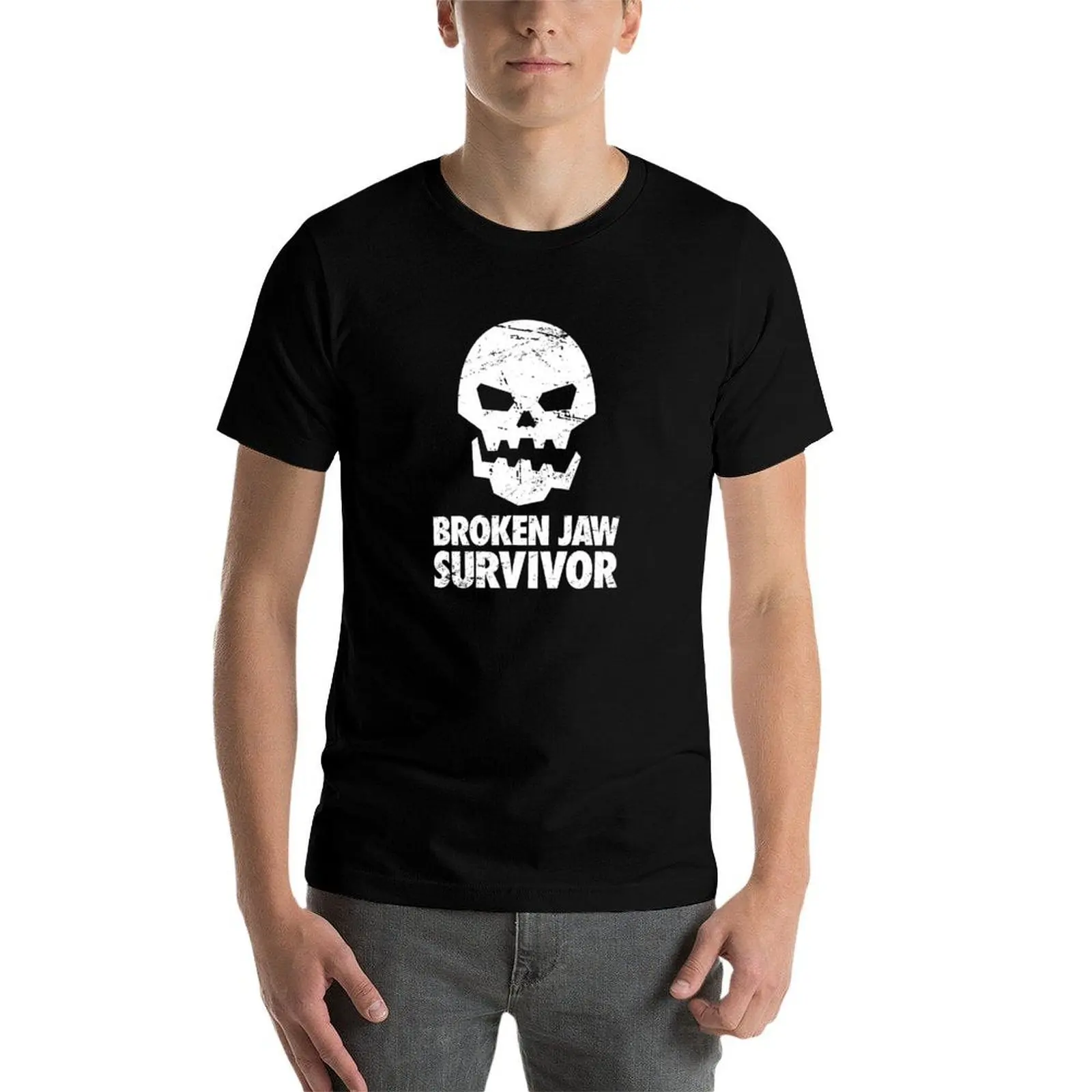 Picture 5: Funny Broken Jaw Get Well Soon Gift T-Shirt Simple Line Art Print Tee