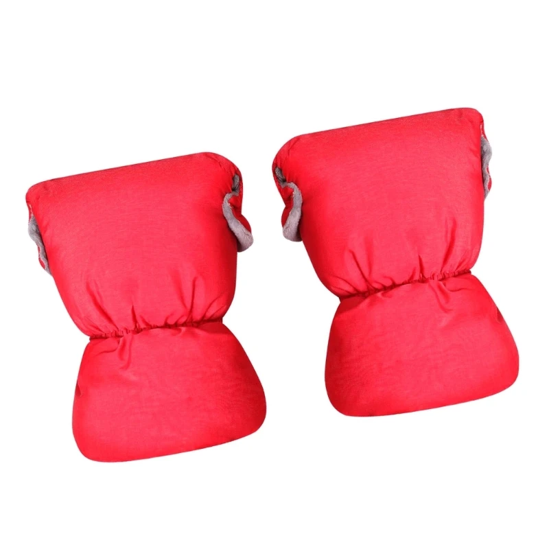 Pushchair Hand Warmer Gloves Universal Pushchair Hand Warmer Muff Mittens Windproof Splashproof Handmuffs for Pram W3JF