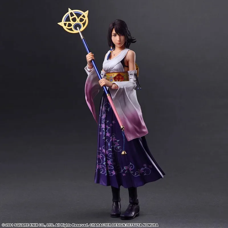 In Stock Original Playarts FF10 No.2 Yuna Action Figures Anime Model Toys Figura Pvc Gifts Collection No Original Box