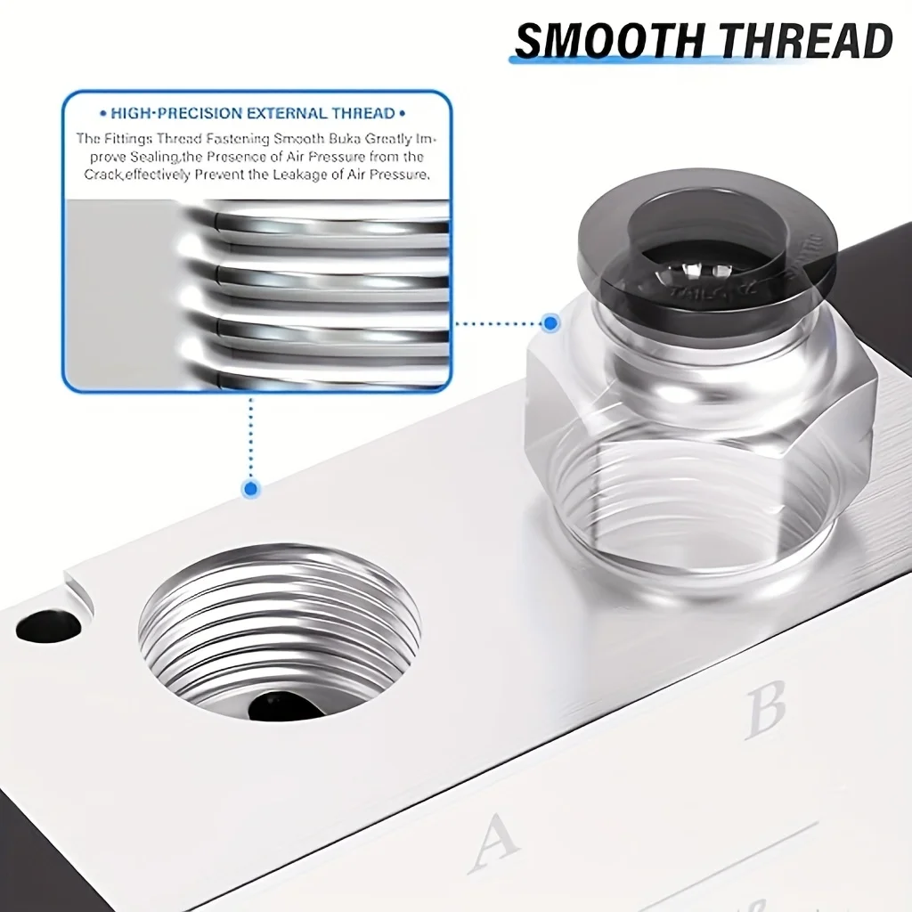 1/4 "npt metal resistente 5 vias 2 posições válvula solenóide manual push pull alça e operação de ar-montagem direta para pneumático