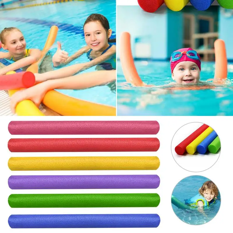 Swimming Pool Noodle Sticks Kids Buoyancy Stick Swimming Aid Foam Stick Colorful Float Aid Solid Foam Float Stick For Children