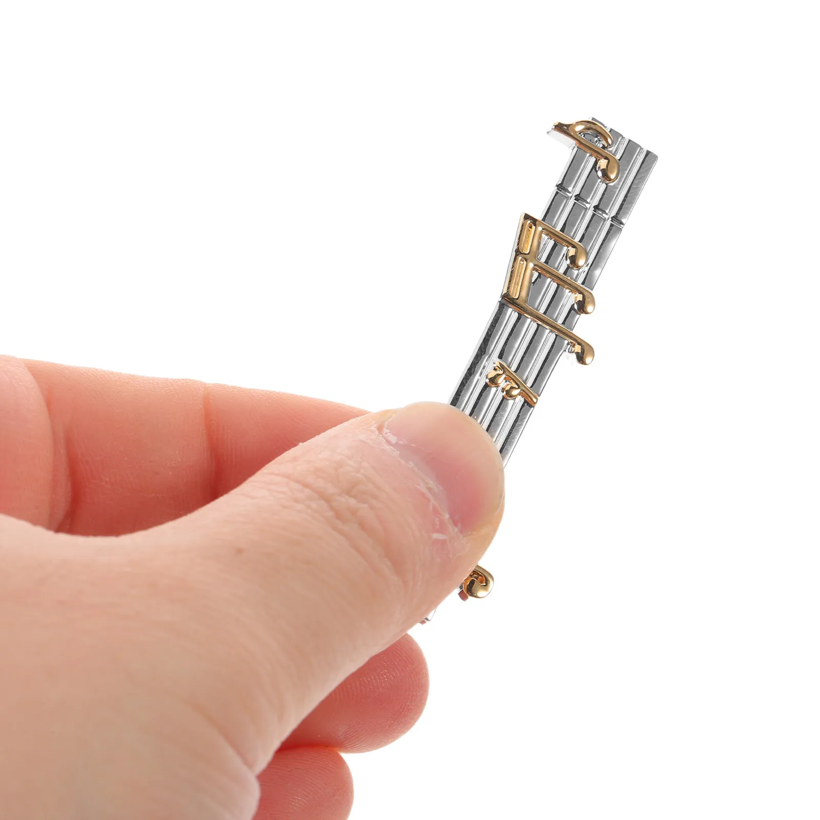 

Music Note Copper Business Tie Clip Men Tie Pin Necktie Clip Strong Grip Formal Wedding Unique Fashion Accessories