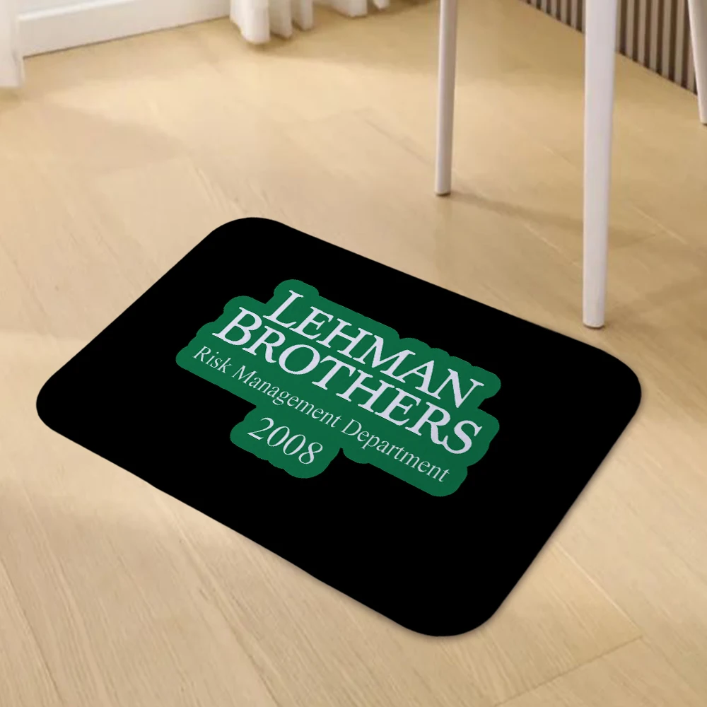 Funny Lehman Brothers 2008 Risk Management Dept Doormat Living Room Carpet Entrance Bathroom Floor Mat  Door Rug Home Decoration