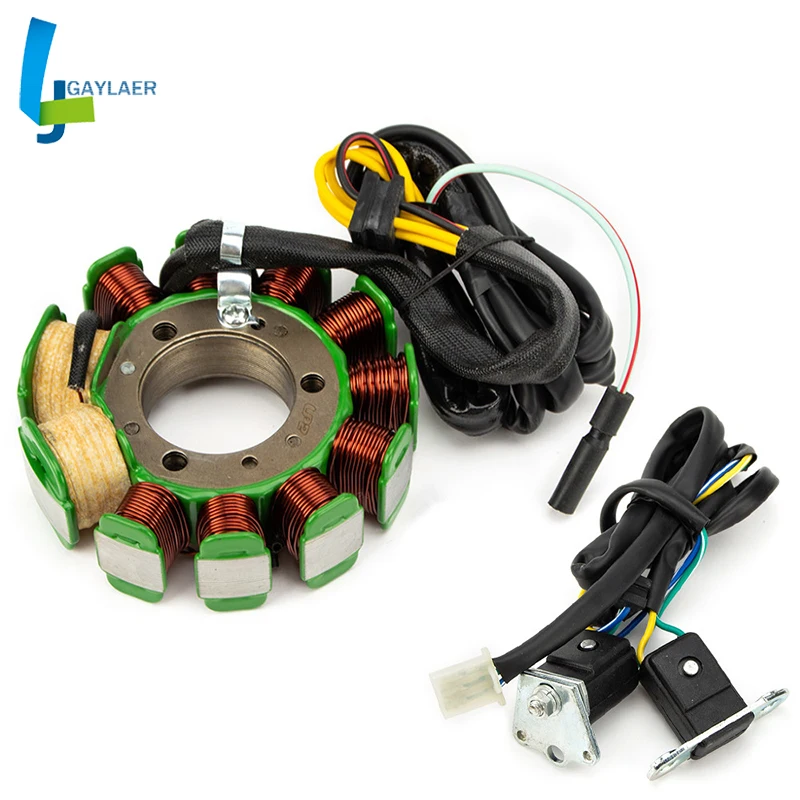 Motorcycle Generator Stator Coil for Honda CB125T CB125TP 1982-1993 31120-KC1-702 31120-KC1-004