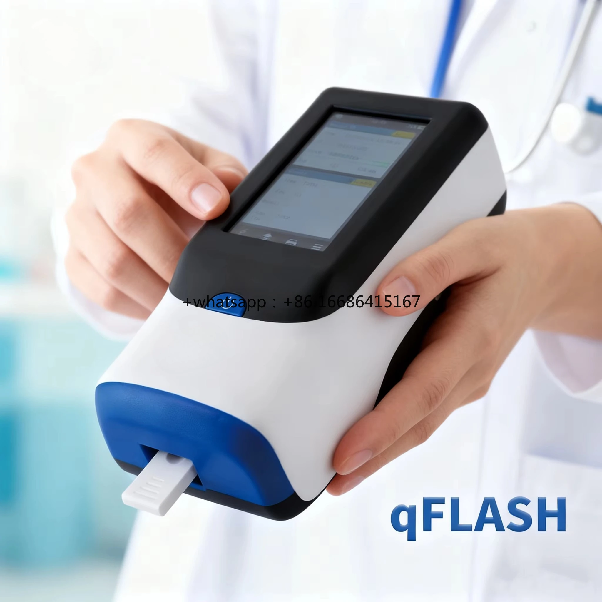 Dawnsail Factory Price Veterinary Fluorescent POCT SAA Serum Amyloid Rapid Test Kit 10 Min Assay 0-200 Ug/ml Range For