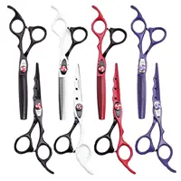 Tijeras profesionales para el cabello de 6 pulgadas, tijeras de corte para adelgazar, peluquería, corte de pelo, peluquero, hogar, acero japonés, envío directo A1019