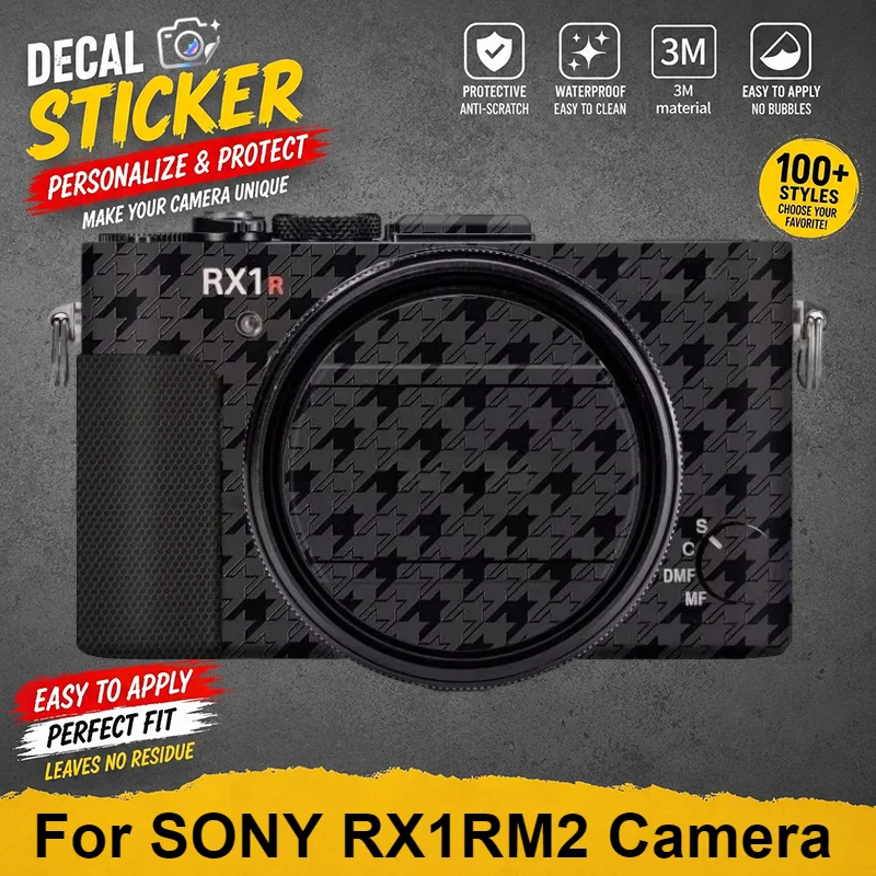For SONY RX1RM2 Camera Skin Sticker Vinyl Protective Wrap Anti-Scratch Premium Personalized Decal DSC-RX1RM2 RX1R II Camouflage