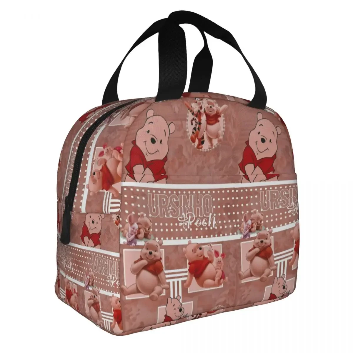 Winnie The Pooh borse per il pranzo isolate borsa termica contenitore per pasti Tote a tenuta stagna Lunch Box per uomo donna lavoro Picnic