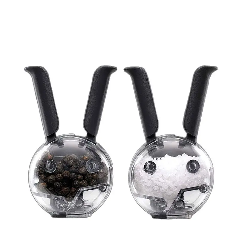 Manual Rabbit Black Pepper Grinder Universal Seasoning Bottle Salt Grinder