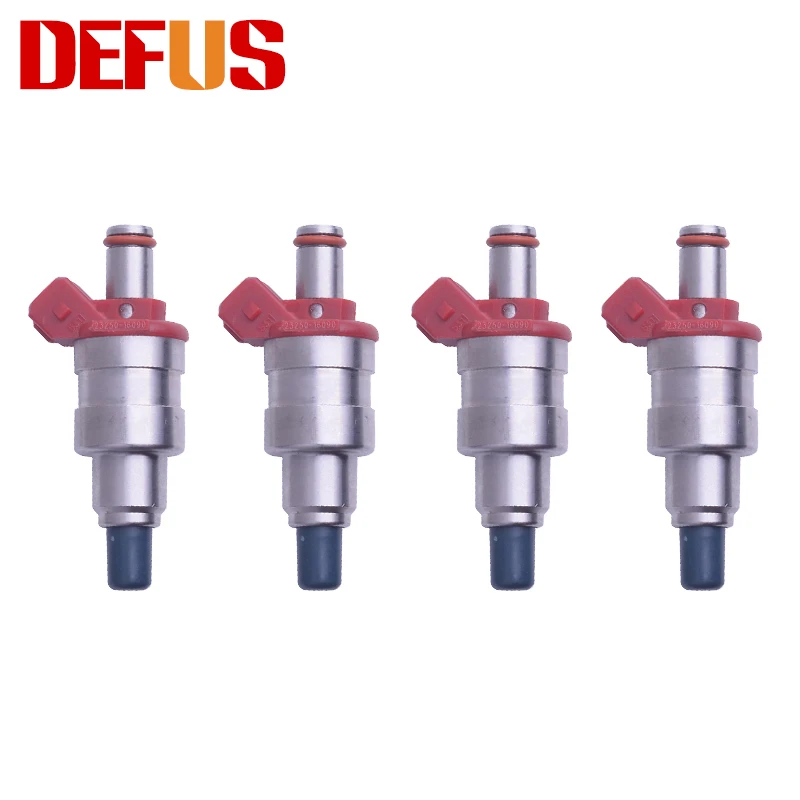 

DEFUS Wear-Resistant 4X OEM Fuel Injector 23250-16090 23209-16090 For Toyota Celica MR2 I AW1 1.6L 2.0L Vehicle Replacement Part