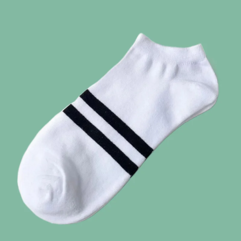 

10/20 Pairs Sports Striped Men's Socks Men's Socks Spring and Summer Low-top Shallow Boat Socks Four Seasons Socks Men's Socks