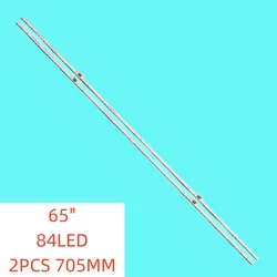 2 pz/set 84 lampade nuova striscia di retroilluminazione a LED per TCL 65 pollici TV muslimatexplain V0 V1 65 c815 7016 84EA