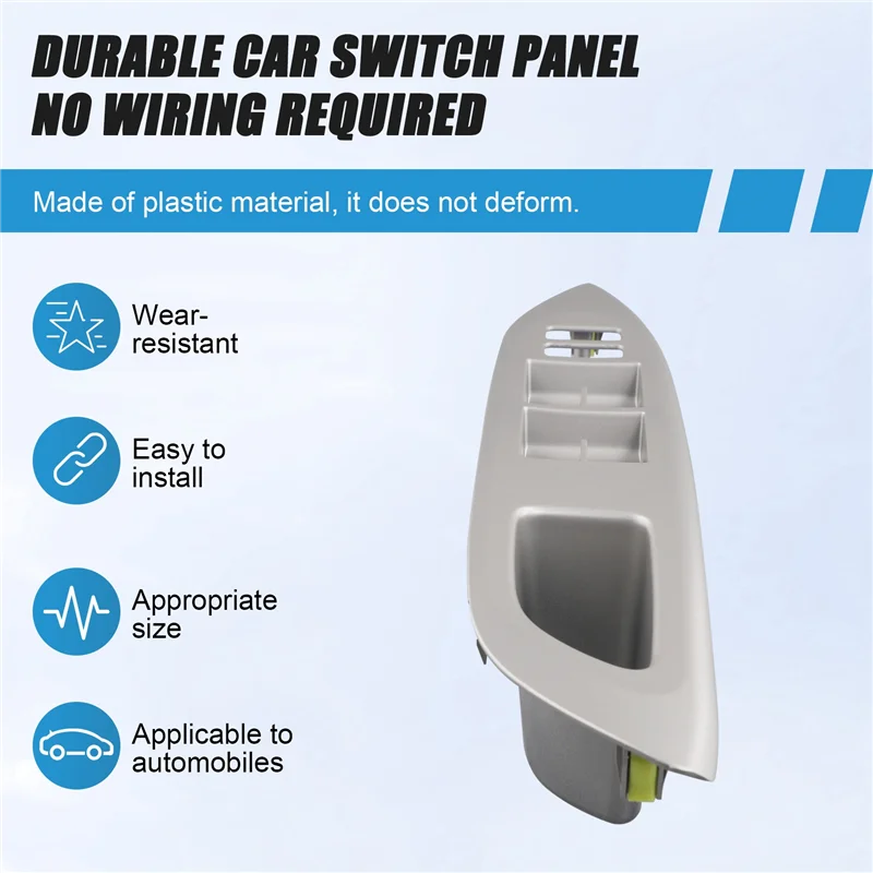 

Practical Left Front Window Glass Lift Switch Trim Cover 74232-52330-B0 For Toyota Yaris 06-16 LHD Side Door Window Switch Panel