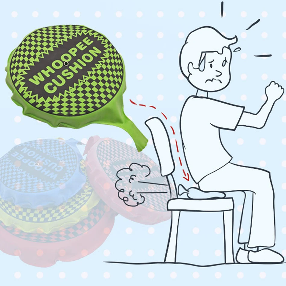 Funny Prank Toys for Kids Whoopee Cushion Joke Prank Maker Prank Fun Toys Fart Pad Pillow Toy Adult Kids Educational Gift