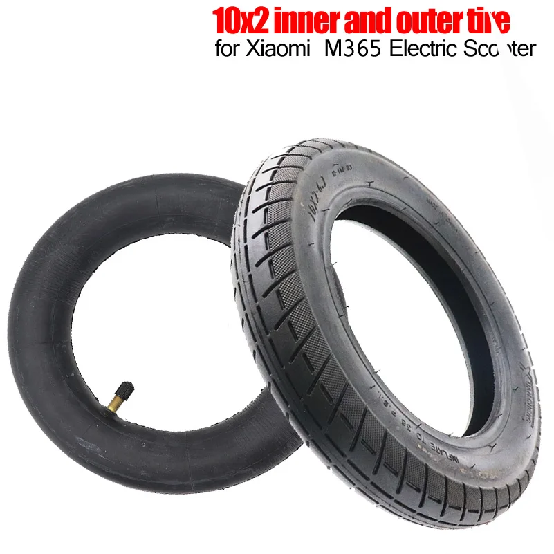 10X2-6.1 10 inch Inflatable Thickening Wheel Tire 10x2-6.1 Inner Outer Tyre for Xiaomi Mijia M365 Electric Scooter Accessories
