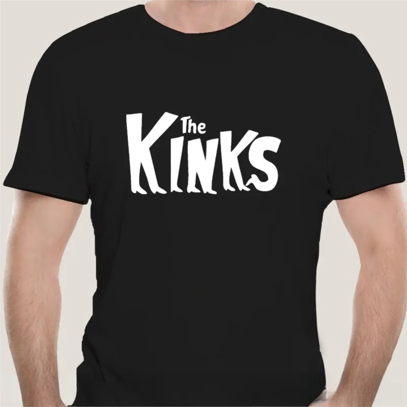 Custom Tee Rock&ampRoll Vintage Music Band 60s 70s 80s Retro fashion t-sdhirt men cotton brand teeshirt 2024 The Kinks T-Shirt