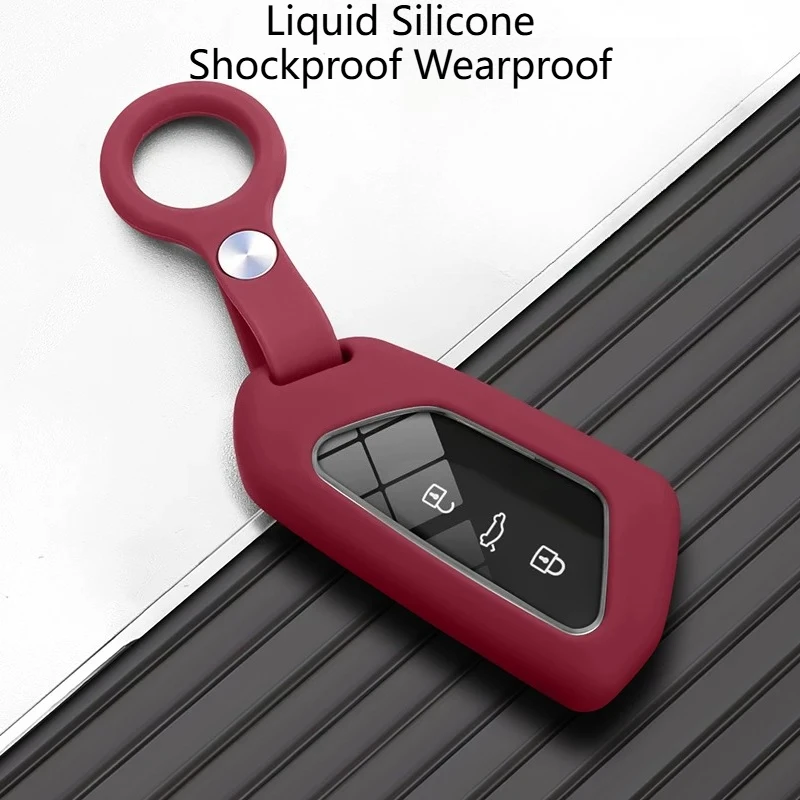 For Volkswagen ID.3/ID.4/ID.6/Golf Mk8/Lamando L/Talagon/Teramont X Key Fob Cover Case Protector Shell Key Chain Anti-Drop Parts