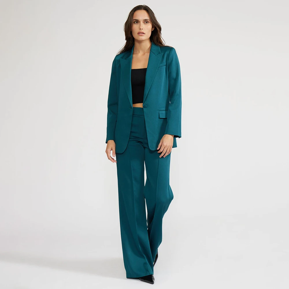 

Formal One-Button Women's Suits 2026 High Quality Regular Fit Blazer Office Lady 2 Piece Jacket Pants Sets Customzied Clothing