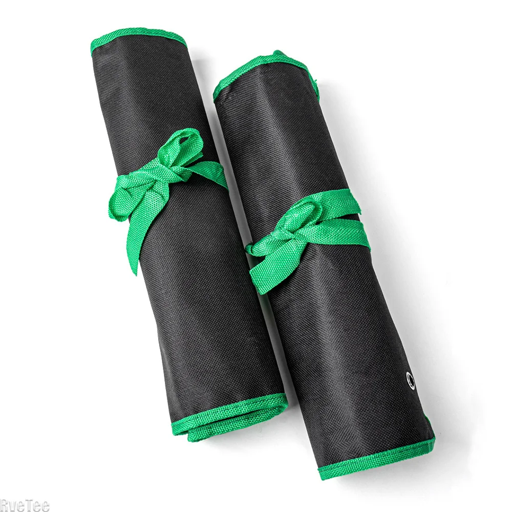 22‑Pockets Canvas Wrench Roll Up Tool Bag Portable Dual‑Use Hardware Hand Tools Storage Organizer Pouch