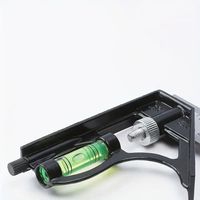 Stainless Steel Angle Square Measuring Tools Aluminium Alloy Durable Spirit Level Precise 45/90 Degree Angle Angle Ruler