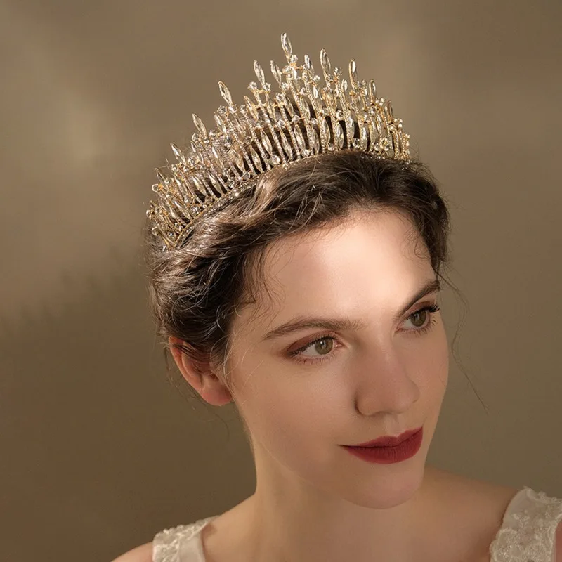 

Jewelry Palace Style Light Luxury Crystal Headband Ten Birthday Gift Bride Wedding Crown