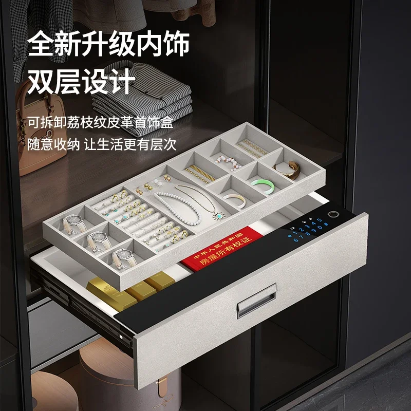 Password Drawer Safe Anti-theft Invisible Drawer Safe Household Embedded Jewelry Box